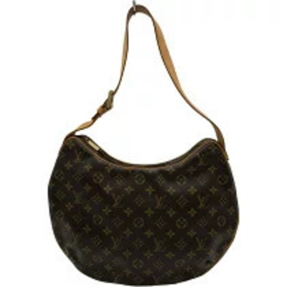 Louis Vuitton Croissant Brown Monogram Canvas Shoulder Bag